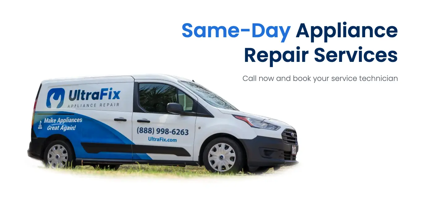 UltraFix service vehicle and appliance repair technician